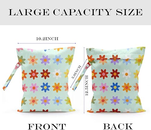 Miniatura 2 de Bolsa húmeda, bolsa húmeda y seca, traje de baño, viajes, playa, piscina, pañales, ropa sucia de yoga, gimnasio, artículos de tocador, decoración de