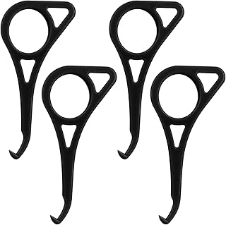 Clear aligner removal tool-invisible removable braces, invisible aligner remover-aligner remover-fixer remover (black（4pcs）)