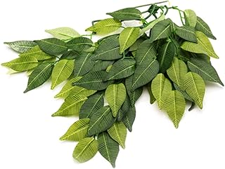 Decoração De Vidro Recipientes De Vidro Lagarto Terrário Réptil Tanque Terrário Rattan Simulação Planta Decoração De Vidro Recipientes De Tanque Recipiente Animal Decorar Planta