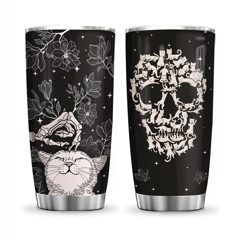 Skull design 20oz Yeti Tumbler, Dishwasher safe... agrohort.ipb.ac.id