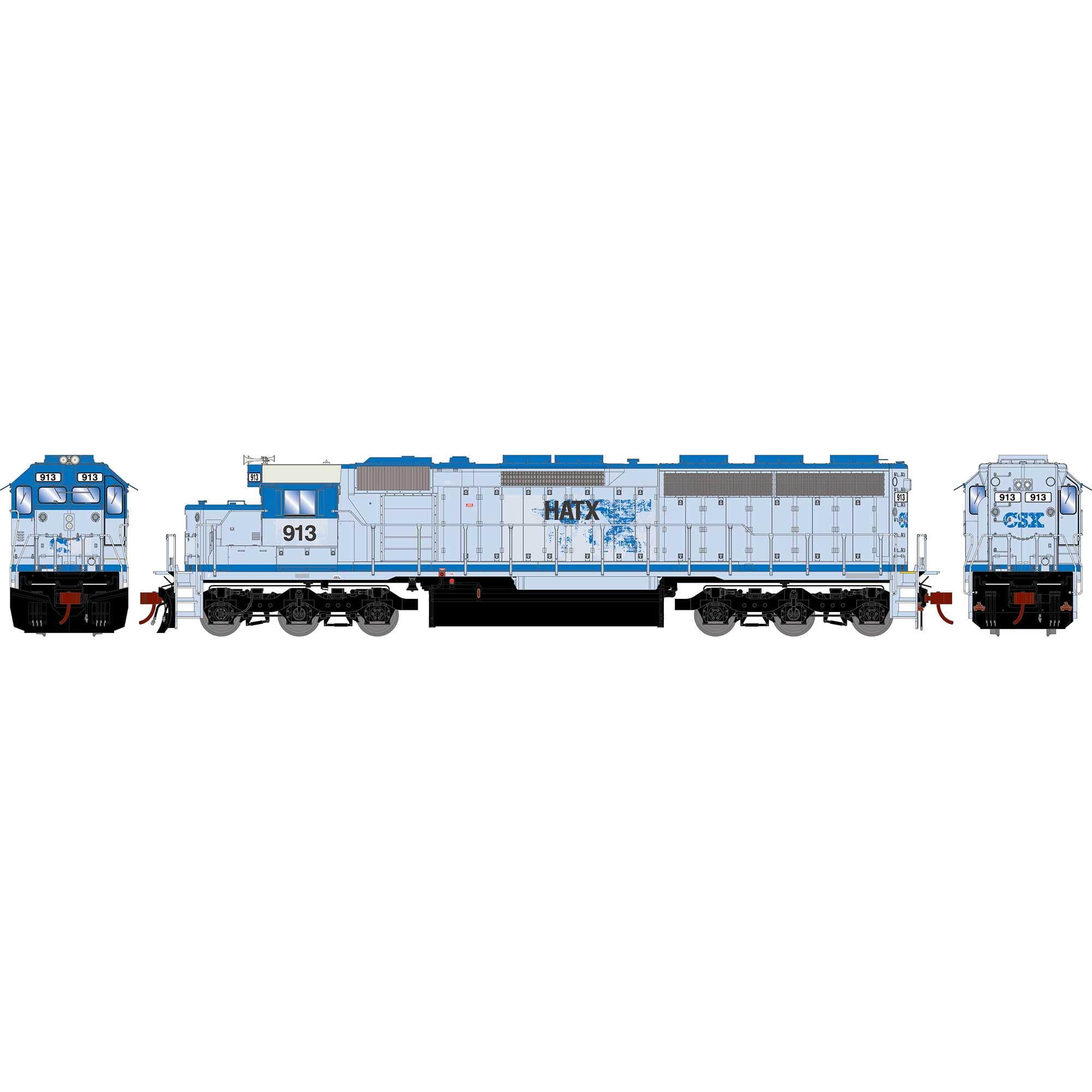 Athearn HO SD45-2 HATX #913 ATHG65714 HO Locomotives