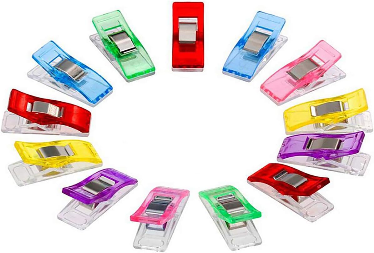 Pack of 120 Quilting Clips for Sewing Binding Quilting Crafting (Assorted Color)