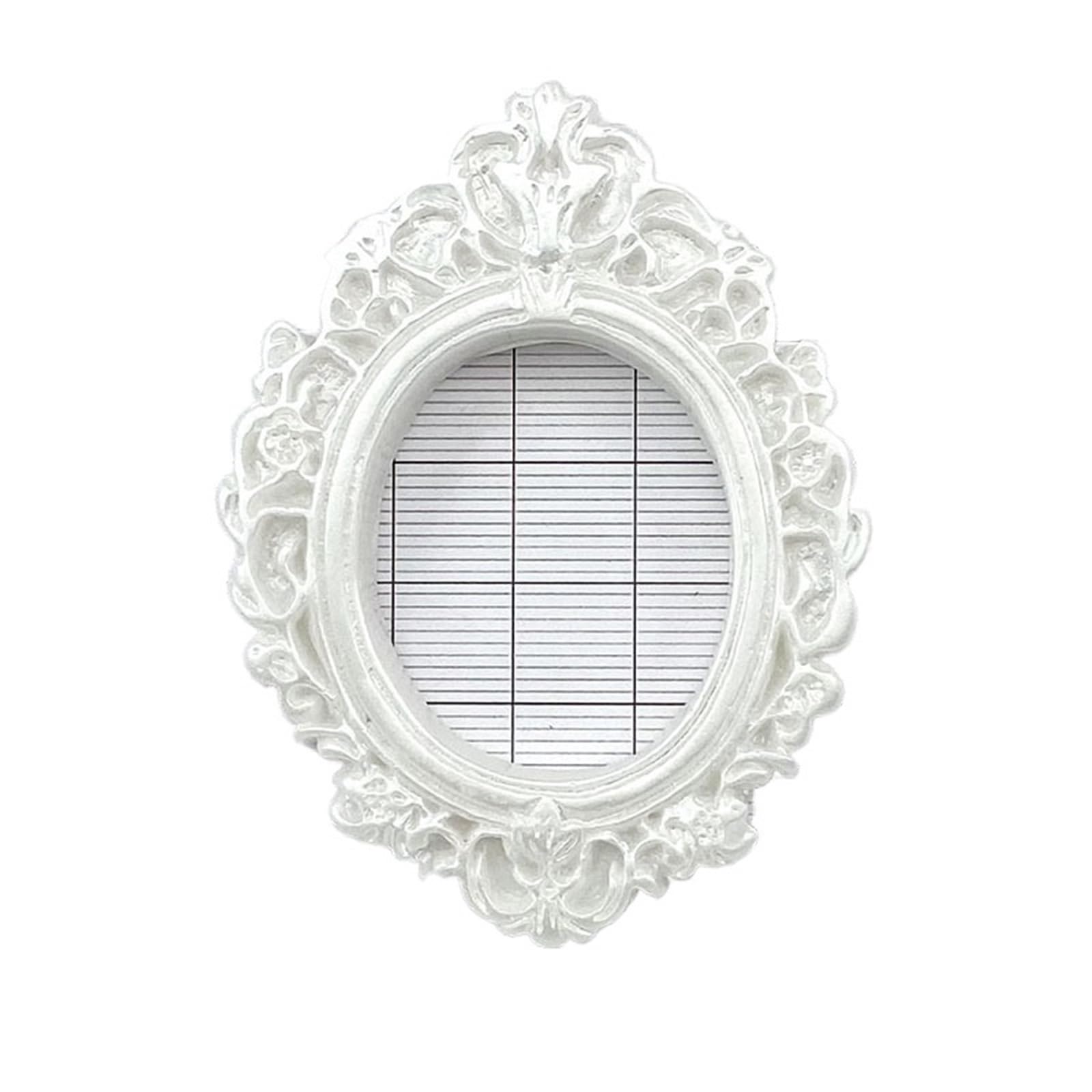 10PCS Retro Oval Photo Frame DIY Flatback Resin(Color 1)