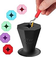 Vista 11 de iVyne Gem - Colector de desechos de vinilo con succión y soporte para herramientas de deshierbe para vinilo (rosa)