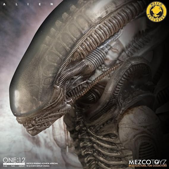 Mezco Exclusive One:12 Collective Alien Xenomorph Concept Edition