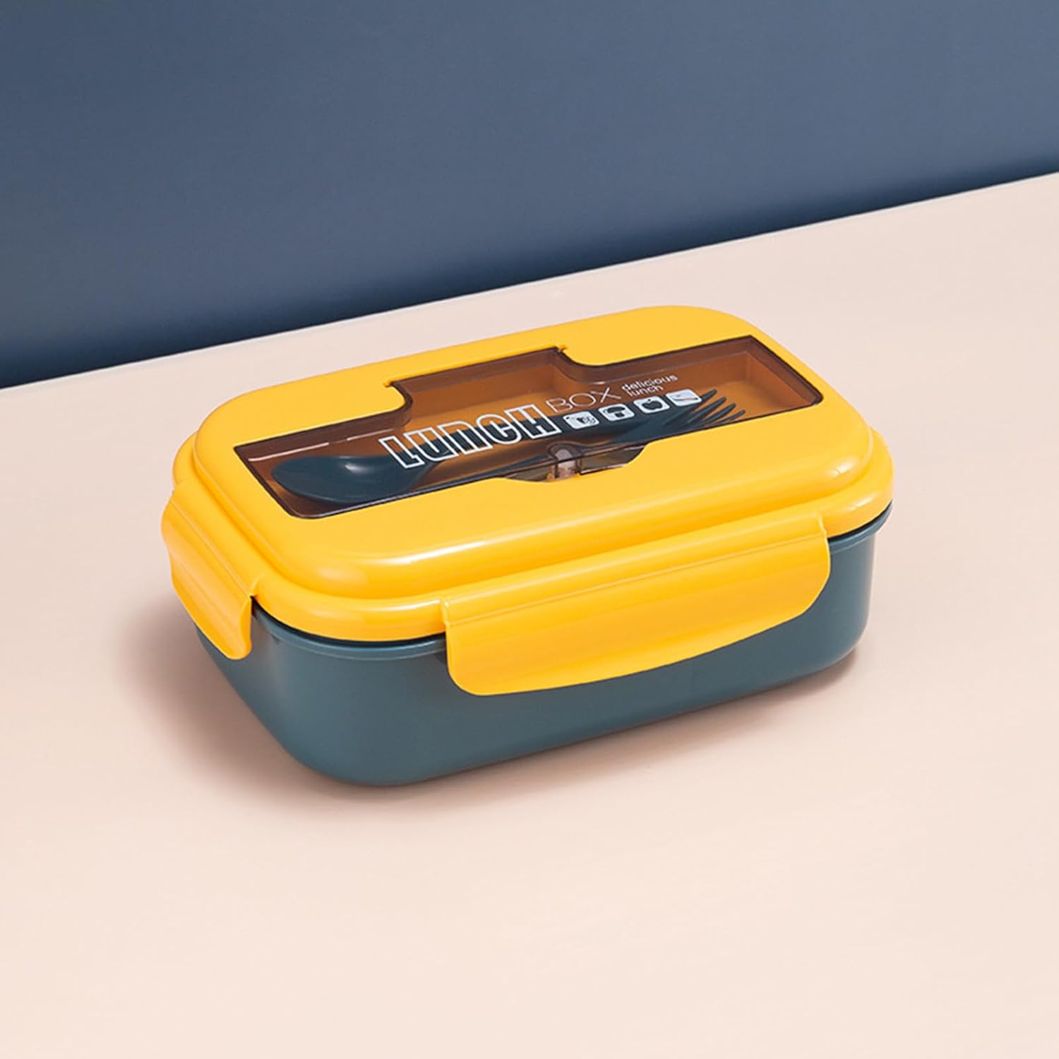 Bento Box Set, 1100ML Leakproof Lunch Box Kit, Meal Prep