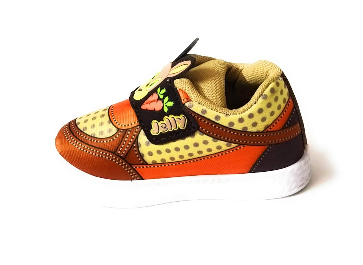 Coolz Baby Unisex Casual First Walking Shoes Jelly for 1-4 Years Boys and Girls (Brown, 2_Years) 1