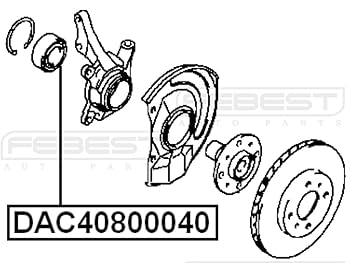 Amazon.com: Mr491449 - Front Wheel Bearing (40X80X40) For