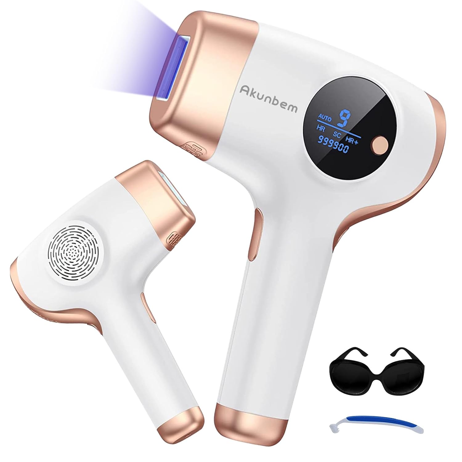 Laser Hair Removal, IPL Hair Removal for Women and Men, Hair Removal Device for Bikini Legs Armpits Arms At Home, 999,900+ Flashes Painless Effective & Long-Lasting Laser Hair Removal, IPL Hair Removal for Women and Men, Hair Removal Device for Bikini Legs Armpits Arms At Home, 999,900+ Flashes Painless Effective & Long-Lasting