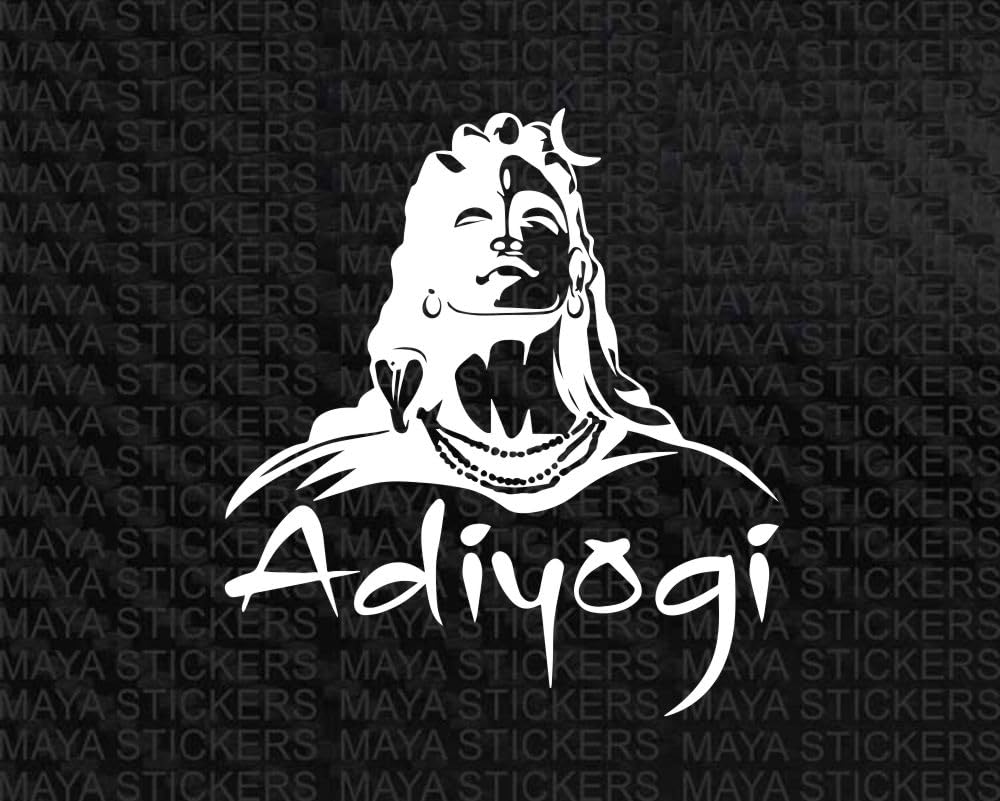 Adiyogi Shiva Stickers for Cars, Motorcycles, laptops and Others from