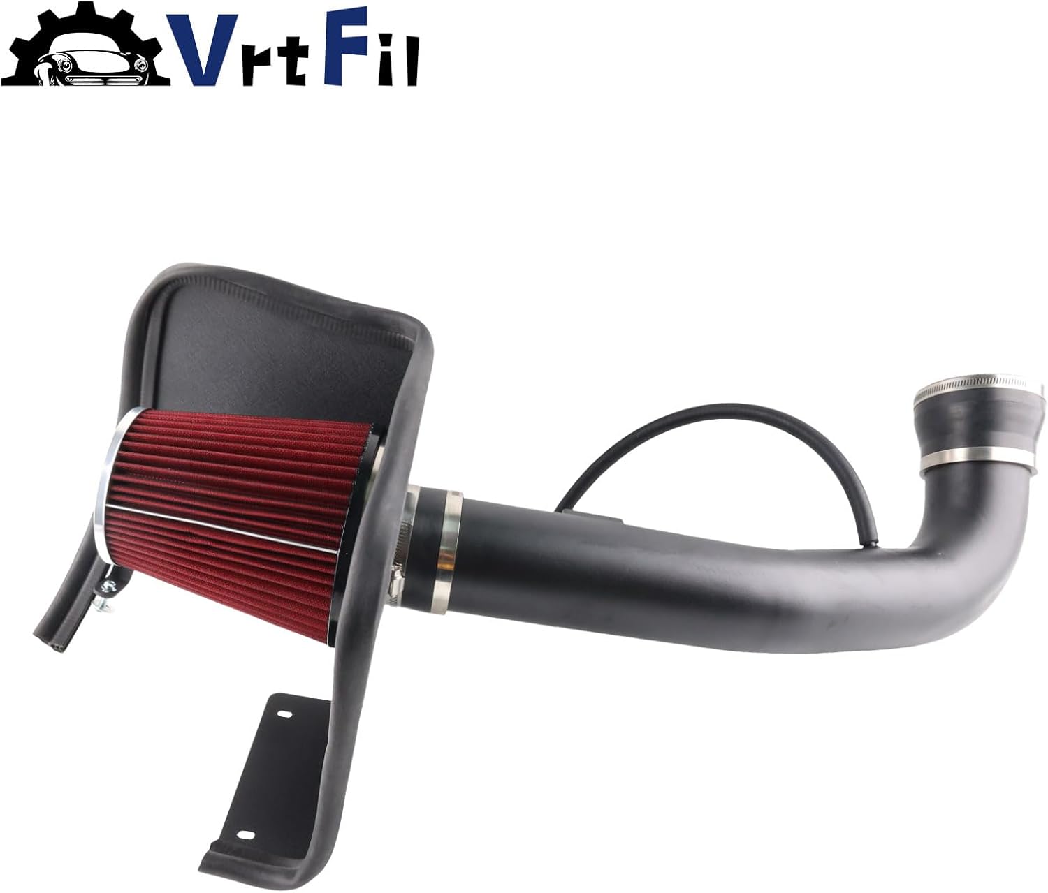 High Flow Cold Air Intake System Kit with Heat Shield Compatible with Chevy GMC 2009-2013 4.8L/5.3L/6.0L V8 Engines