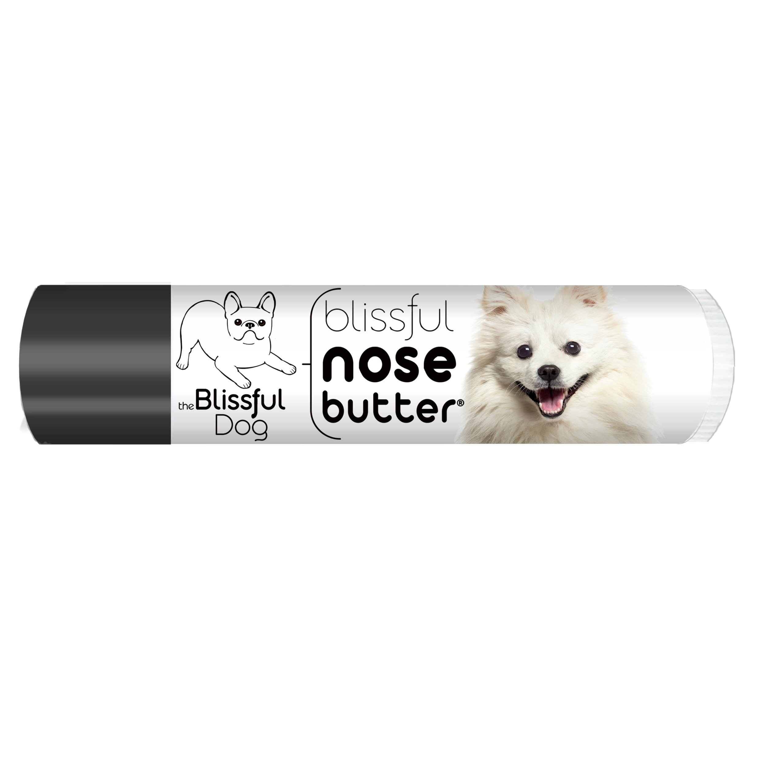 The Blissful Dog American Eskimo Nose Butter for Dry, Cracked Skin, Lick-Safe Dog Nose Balm with Moisturizing Shea Butter, Almond, Olive, and Essential Oils, Pet Supplies, Uncented, 0.15 oz.