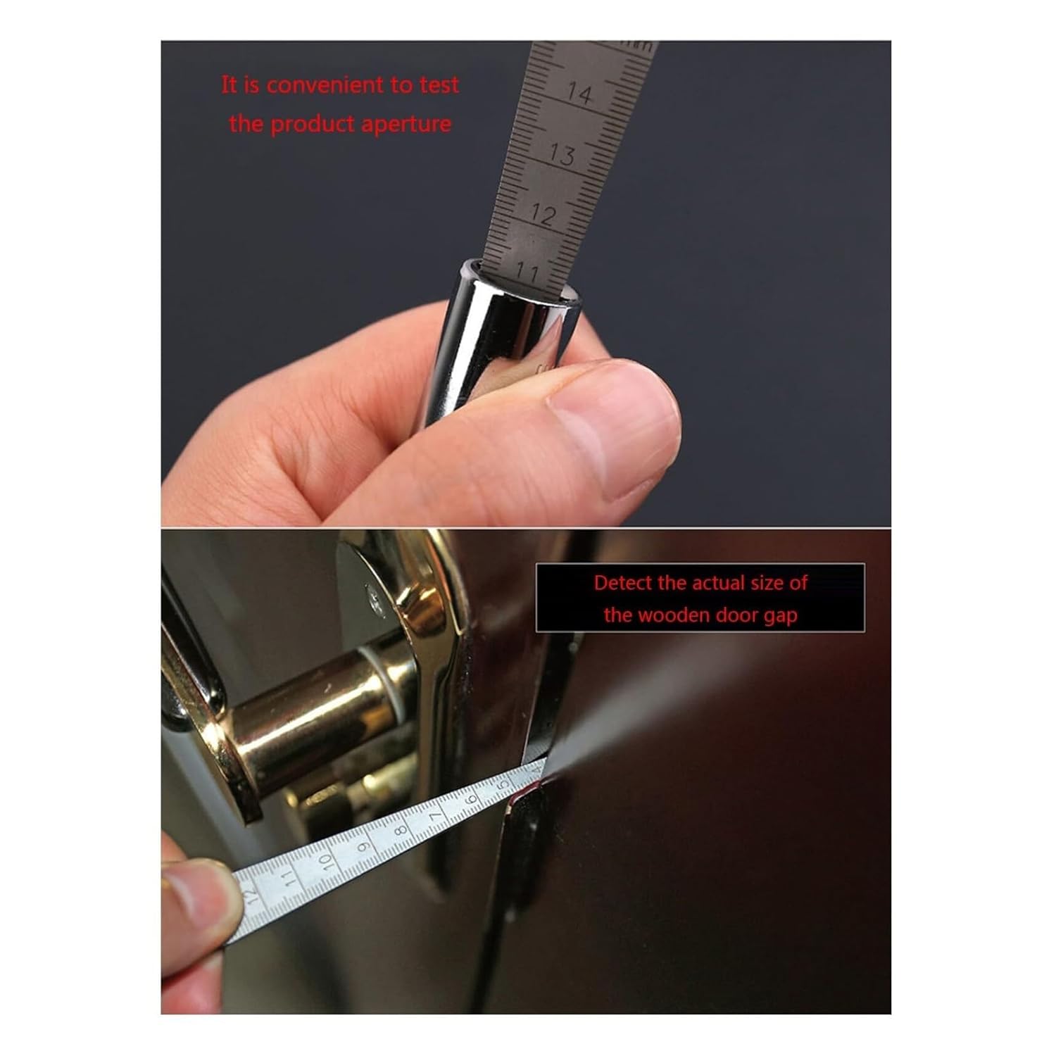 Stainless Steel Taper Feeler Gauge Set - Precision Thickness Measuring Tool for Spark Plug Gaps, Brake Bands, and Mechanical Clearances