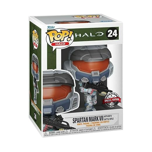 Funko Pop! Mark Vii Con Arma - Halo