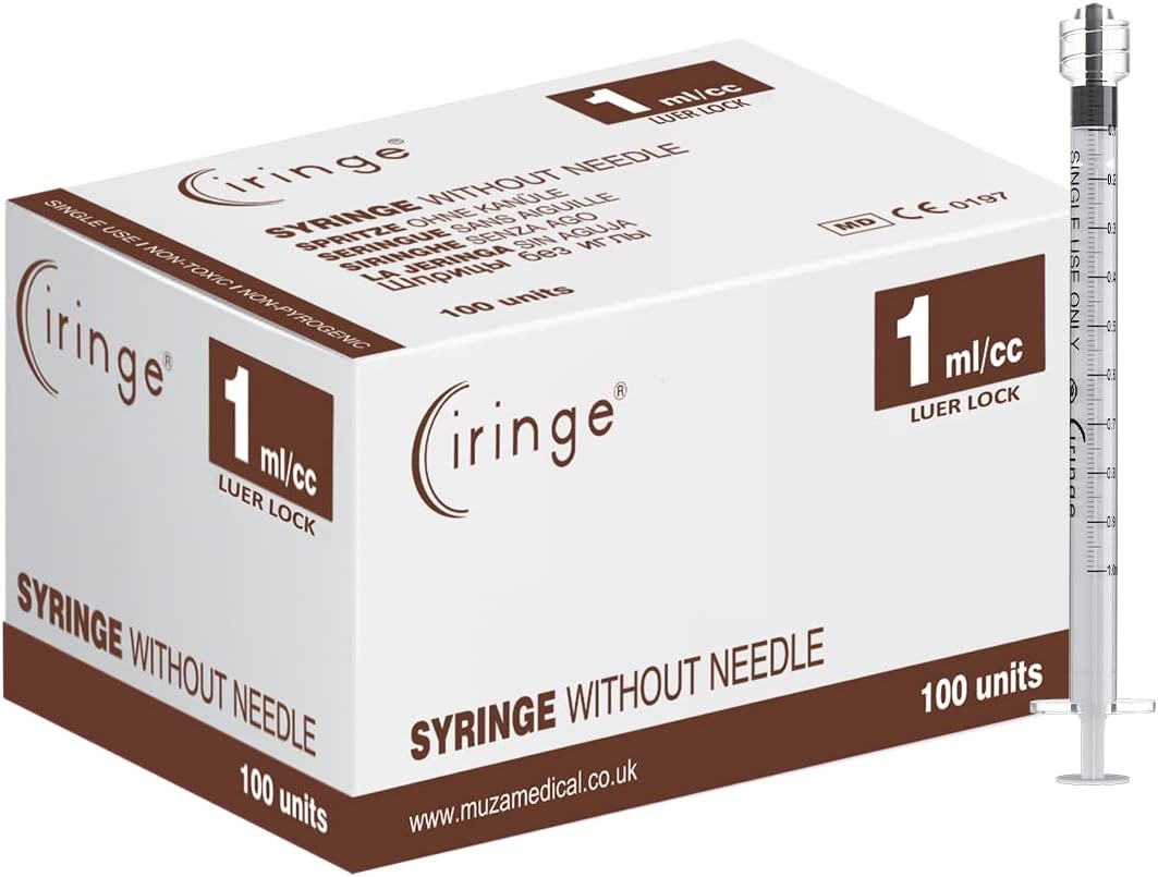 1 ml Lock Syringe - Pack of 100