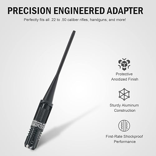 Miniatura 5 de Pinty  Kit de mirilla láser roja para rifles calibre 22a 50 mirilla con punto rojo