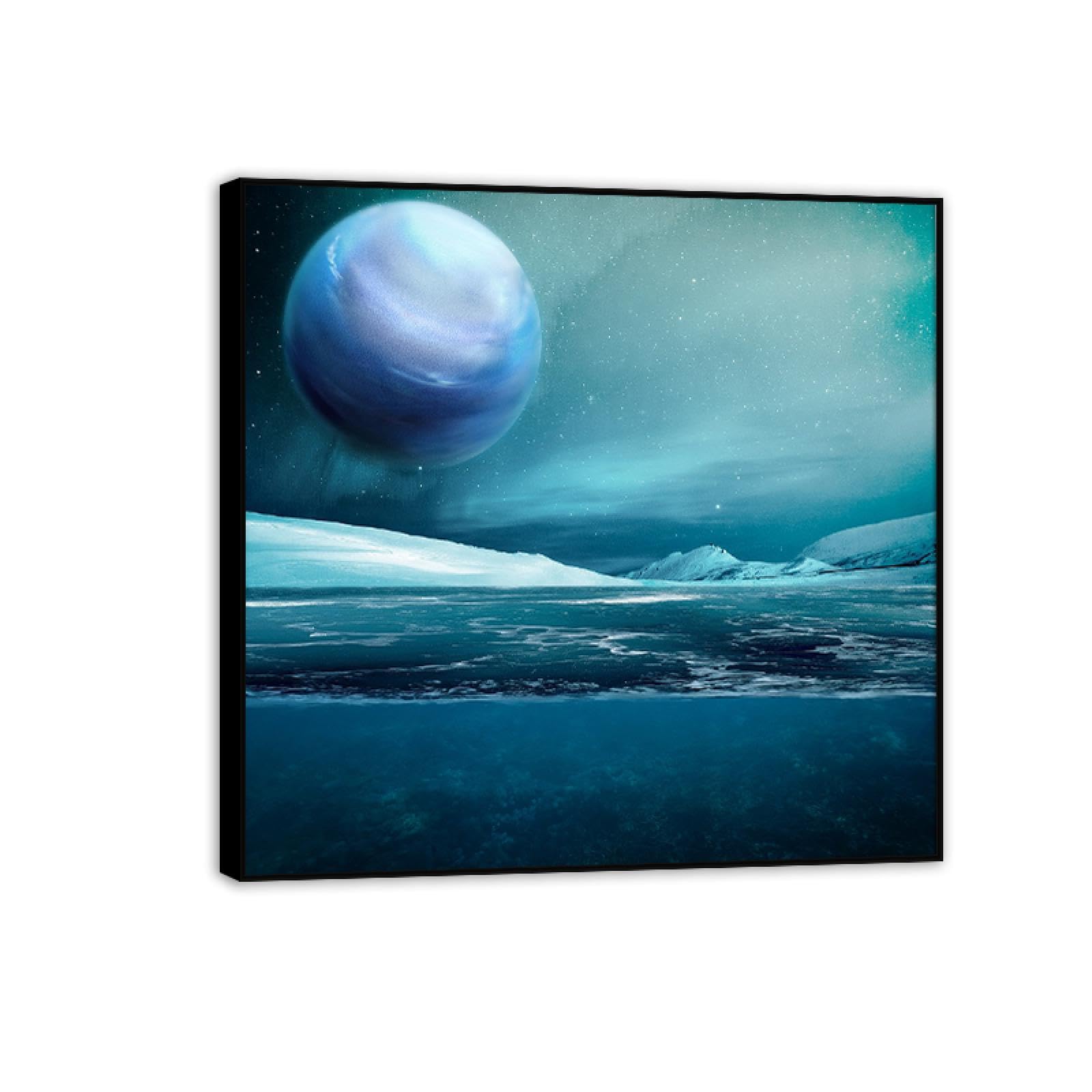 アートパネル　絵画　壁掛け　アート　オーロラ　絶景　夜景　自然　風景画　額縁　絵 Amazon.co.jp: YMXZHUANSH オーロラ キャンバス ウォールアート