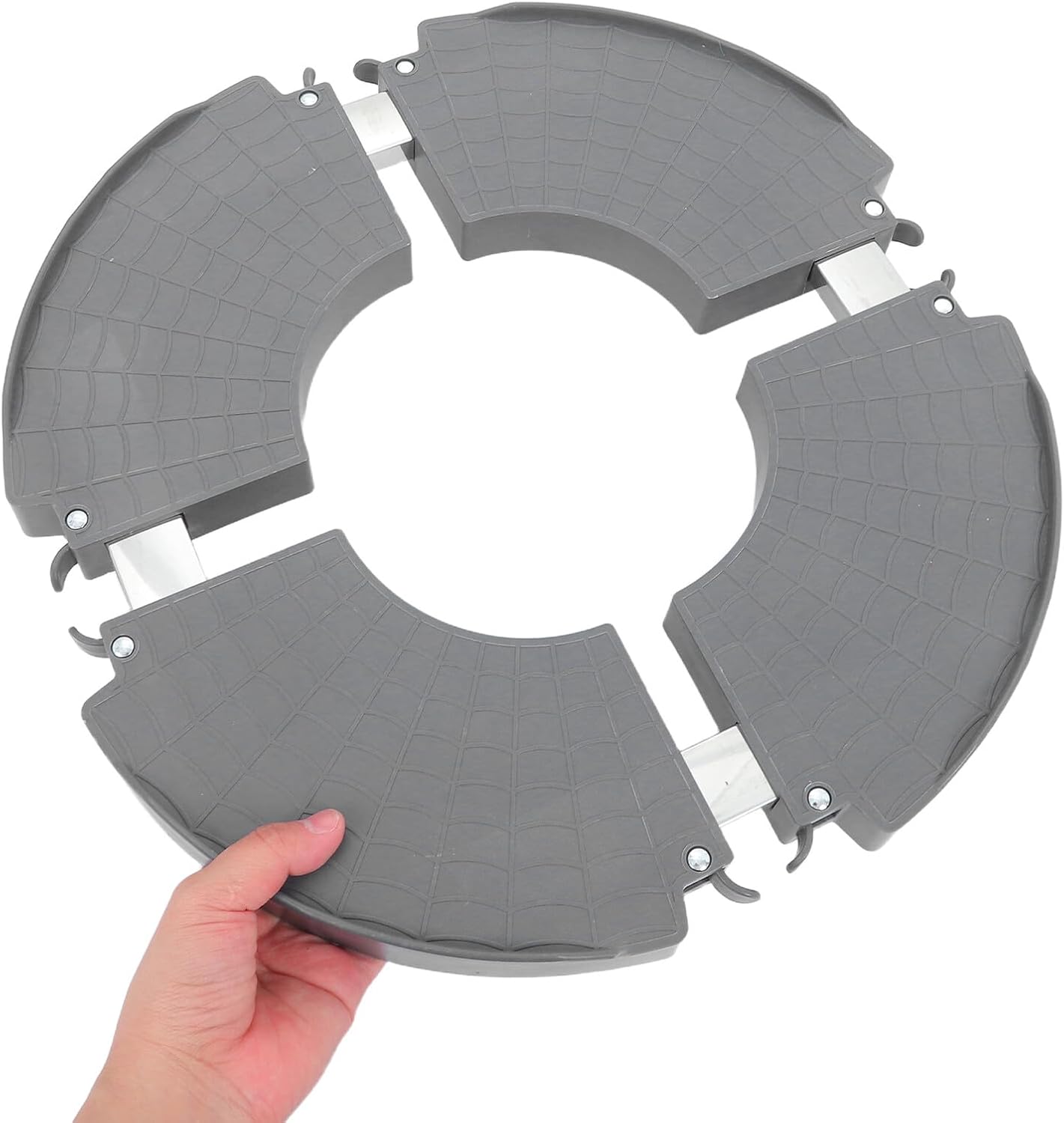 NUOBESTY Rolling Plant Saucer with Casters Movable Planter Stand Dolly Heavy-Duty Plastic Flower Pot Mover for Indoor and Outdoor Gardening