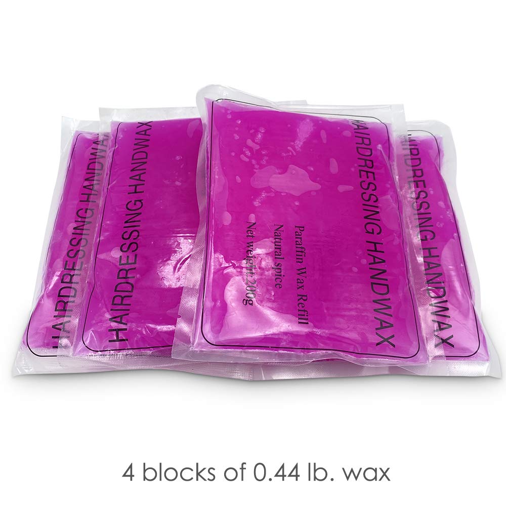 Paraffin Wax Refill Pack of 4 - Deeply Hydrates and Protects - Use