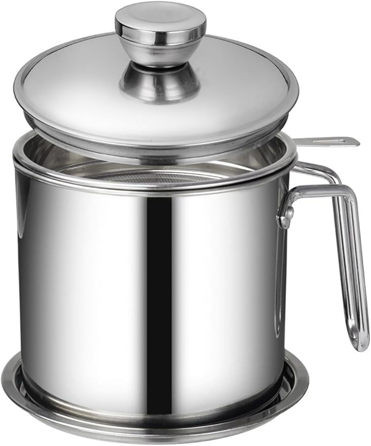Oil Storage Grease Keeper, Grease Strainer Pot Grease