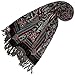 Produktbild LORENZO CANA - Luxus Pashmina Damenschal Schaltuch aus weicher Wolle Paisley Muster bunt mehrfarbig 70 x 190 cm Wollschal Wolltuch Stola Umschlagtuch