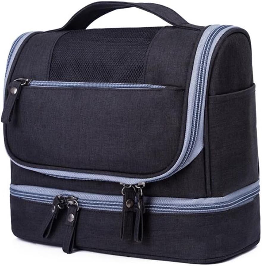 Travel toiletries bag for men and women, dry and wet separation makeup, large capacity, portable, travel storage