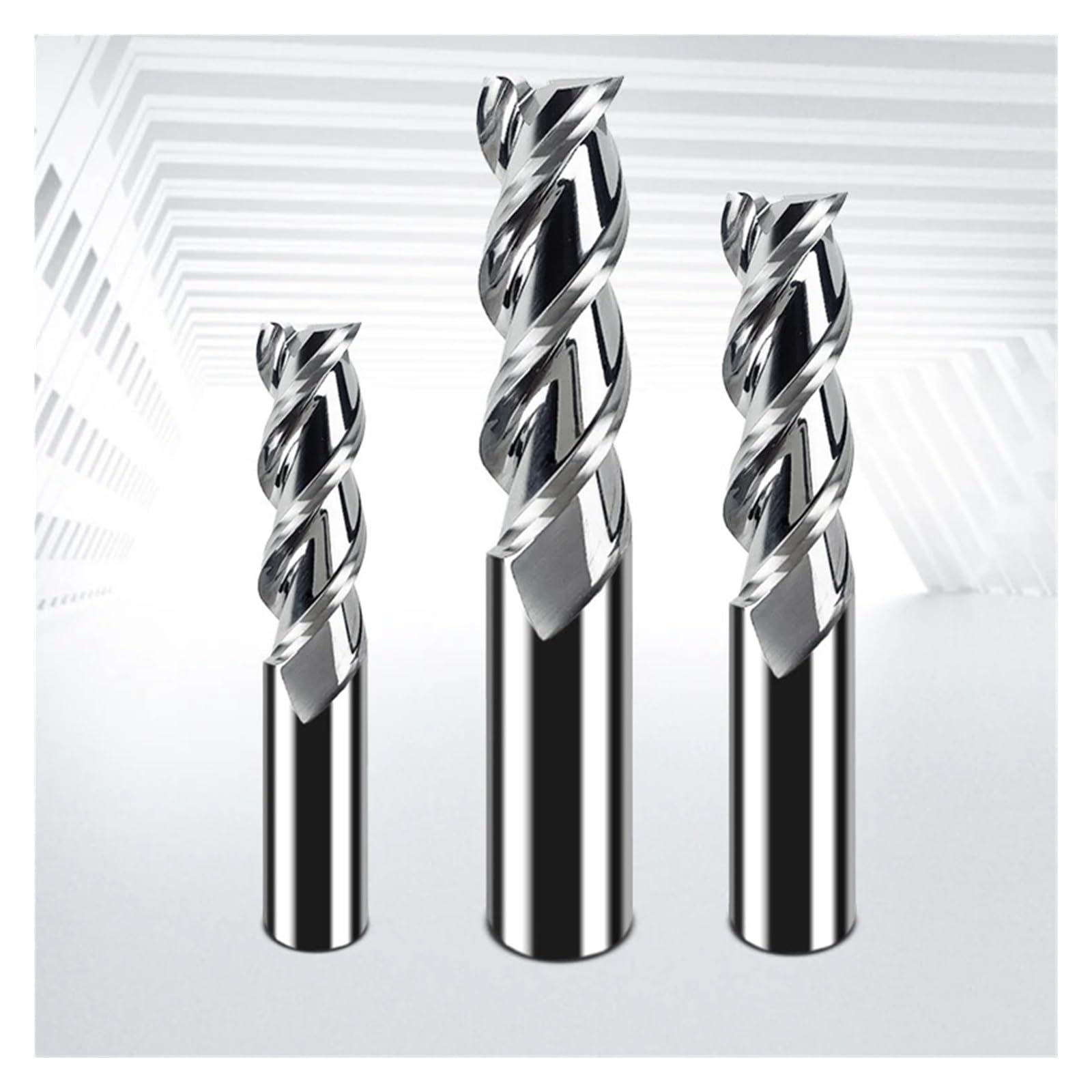 Hrc55 narzędzie do frezowania stali wolframowej ​1-20 mm frez płaski z węglika spiekanego do stopu aluminium i drewna (8 x 32 x 8 x 75 plus)