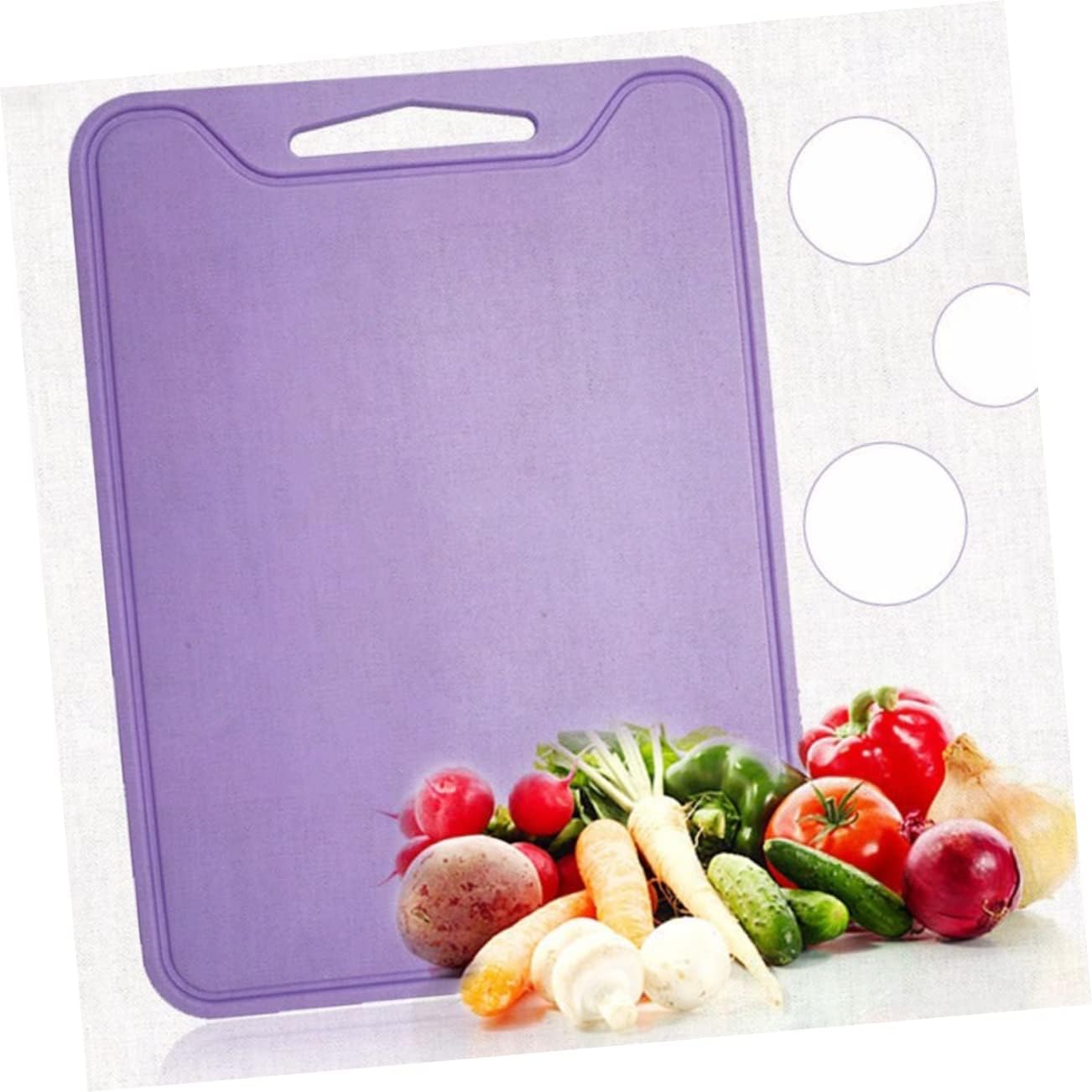 Silicone Cutting Board Mats Set Kitchen Board Chopping Mat Easy to Clean Reversible Heatproof Random Color