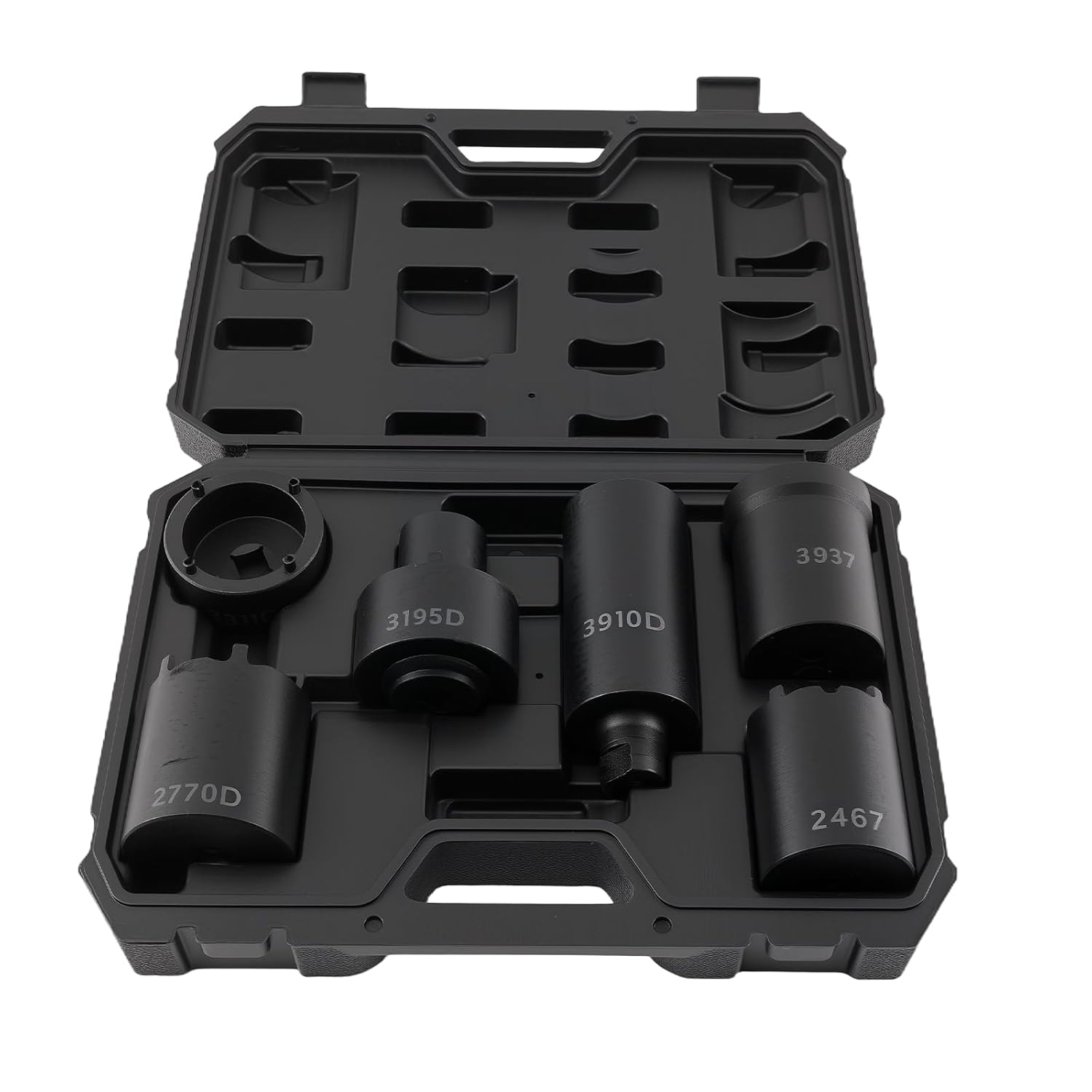 maXpeedingrods 6 Pcs Spindle Nut Socket Tool Kit, Axle Lock Nut Socket Set 1/2" Drive Wheel Hub Nut Remover Installer Fit for Ford Toyota Dodge GMC Chevrolet 4WD Vehicles