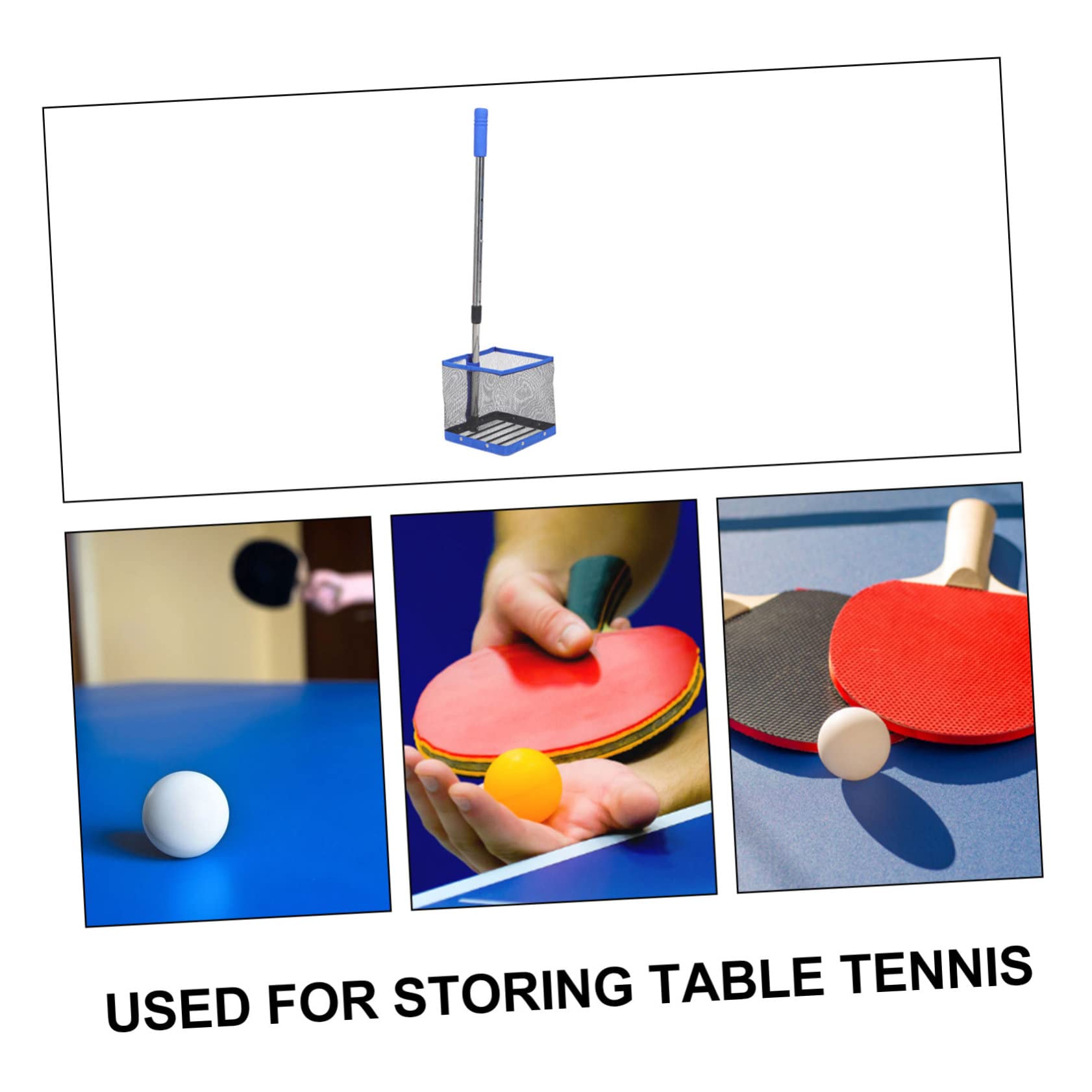 Operitacx Ramasse Balle Ping Pong Avec Manche Télescopique Réglable 104 Cm Collecteur De Balles Portable Pour Entraînement Tennis De Table Et Récupération Sous La Table