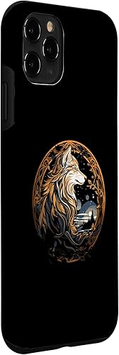 Miniatura 24 de iPhone XR Fenrir Wolf Viking Scandinavian Pride Norsemen Odins Wolf Case