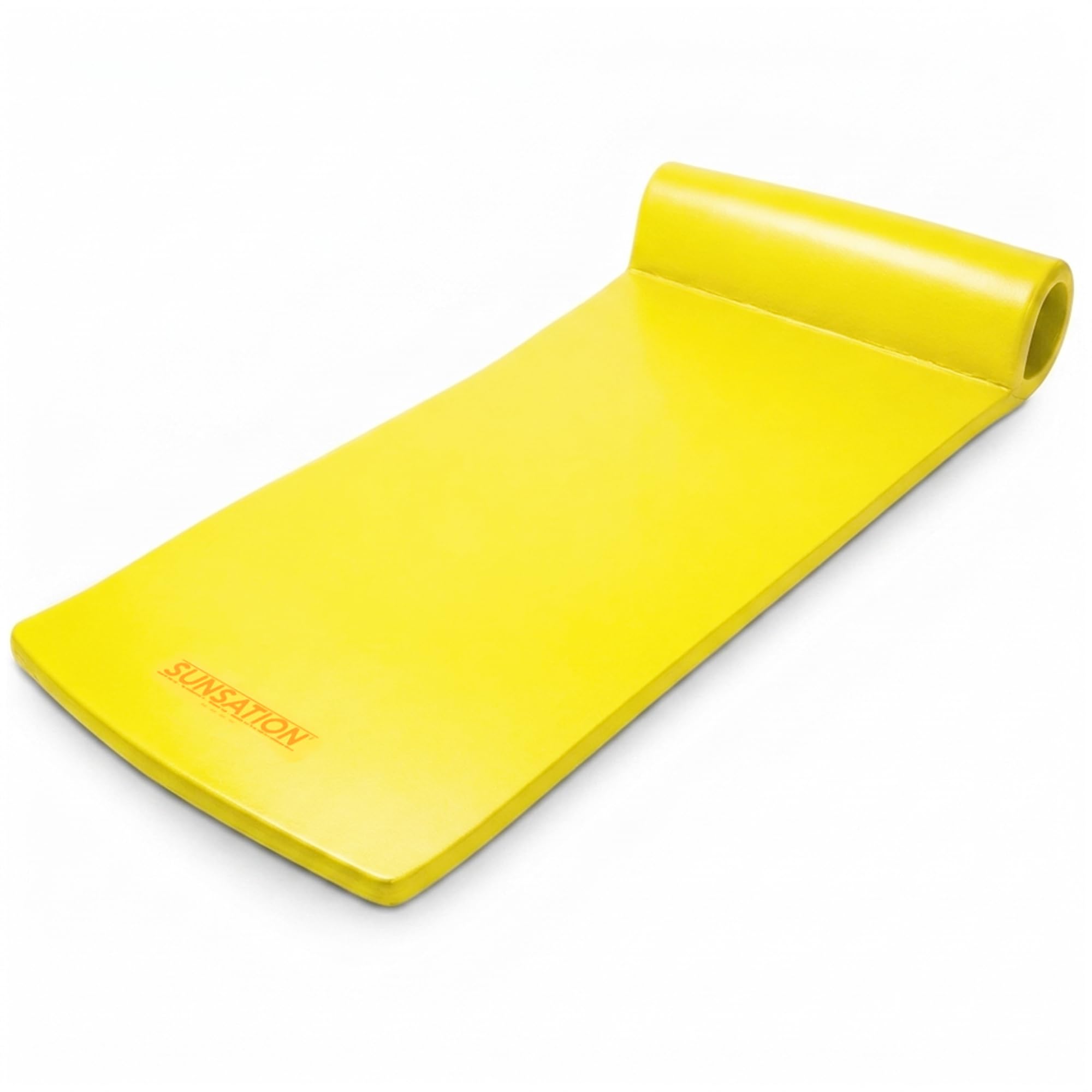 TRC Recreation Sunsation 1.75" Thick Foam Pool Float Lounger w/ Headrest for Lounging & Sunbathing in Swimming Pools, Beaches & Lakes, 70" x 26"