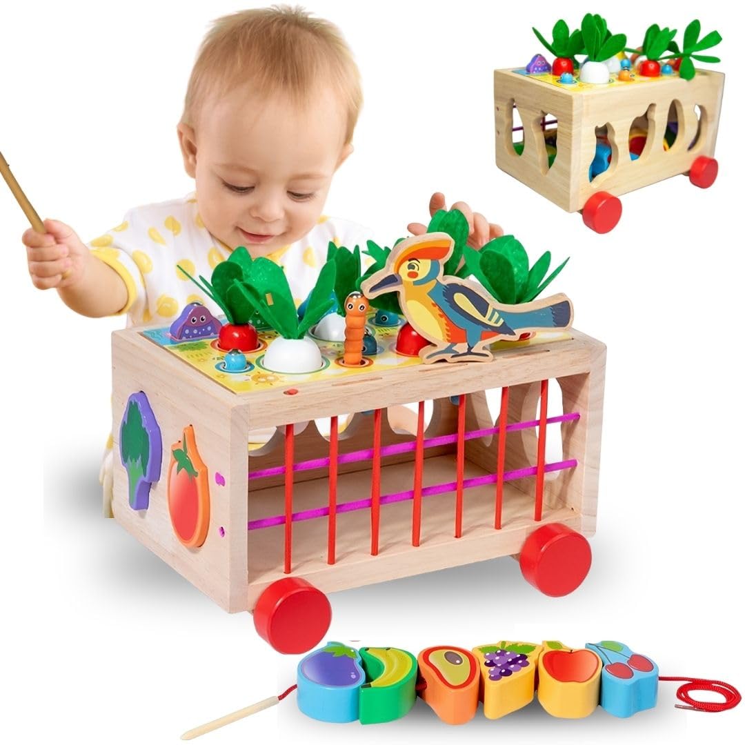 9 En 1 - Juguete Montessori 1 Año | Juguetes Montessori 3 Años | Juguetes Niños 2 Años Montessori |Juguetes Montessori 1 Años hasta 6 años | Juguetes Educativos 2 Años | Juguetes Madera 1 2 3 Años