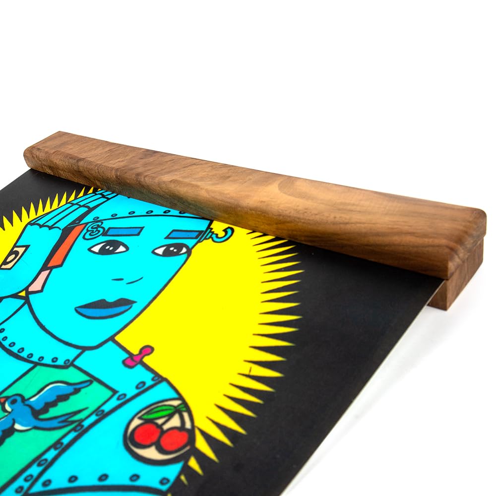Pinza cartel magnético de madera de fresno, longitud 50 cm (nuez, longitud 90 cm)