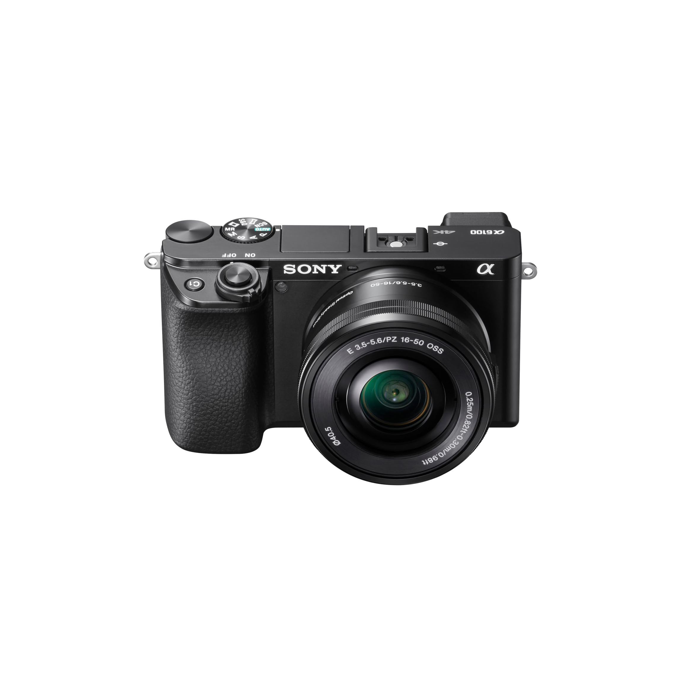 Sony Alpha ILCE-6100L APS-C Camera (16-50mm Lens) | 24.2 MP | Fast Auto Focus, Real-time Eye AF, Real-time Tracking | 4K Vlogging Camera - Black