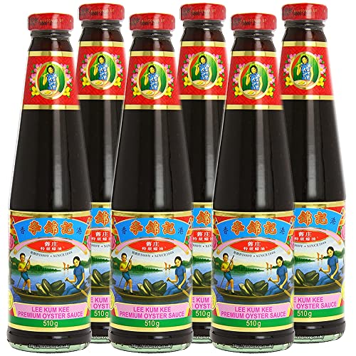 Lee Kum Kee Premium Oyster Sauce 510g (Pack of 6), by WaNaHong