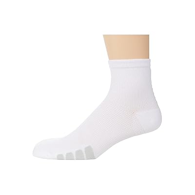 Eurosock Bike Quarter Compression Crew Cut Socks Shoes White