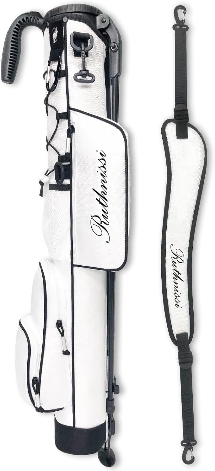 Golf Stand Bag, Lightweight Golf Easy Carry Bag with Padded Strap,Durable Pitch n Putt Golf Bag, Practice Ranger Sunday Golf Bag for Men&Women - Image 3
