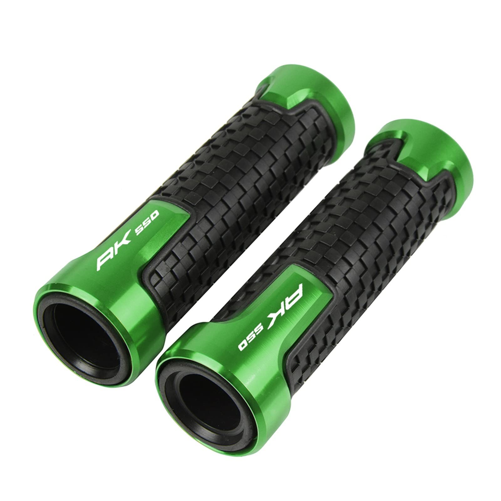 Motorcycle Motorcycle Accessories 7/8" 22mm CNC Anti-Skid Handlebar Grips Handle Bar End Grip Hand Bar for KYMCO AK550 AK 550 ABS 2017-2019 Handle end(Verde)