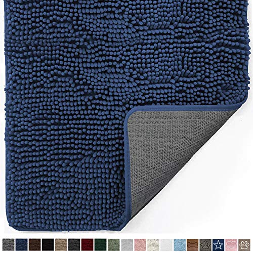 Gorilla Grip Original Indoor Durable Chenille Doormat, 30x20, Absorbent, Machine Washable Inside Mats