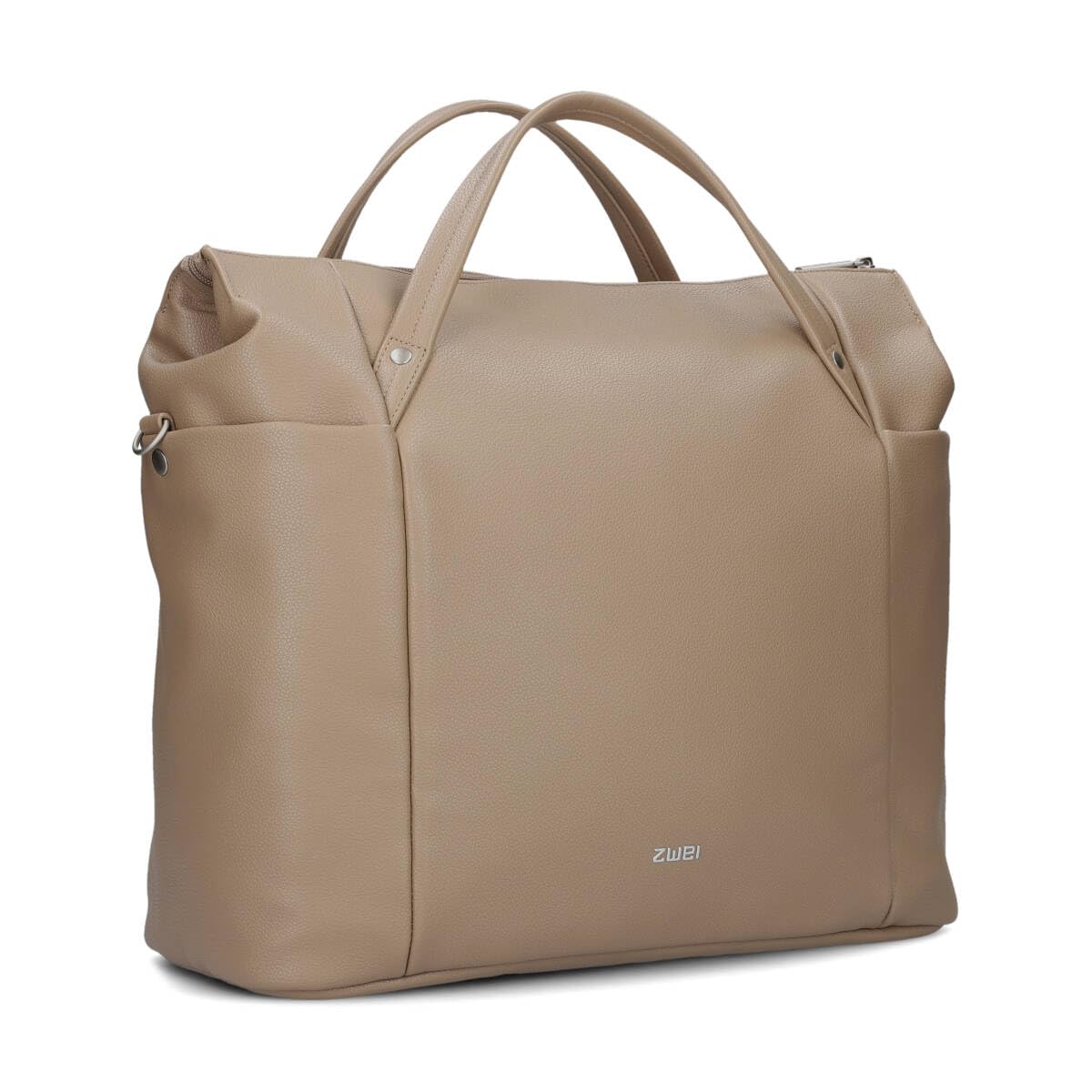 Zwei Große Damen Business-Tasche Pia PI160 Laptop-Tasche 16 Liter klassisch-elegante Querformat Tote Bag für Büro & Arbeit inkl. extra langer Schultergurt - Umhängetasche & Schultertasche