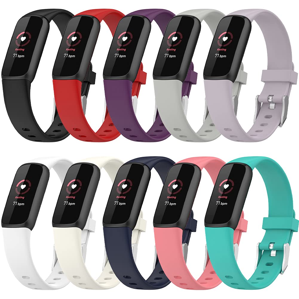 Stylisches Silikon-Armband Für Fitbit Luxe – Sportliches Ersatzarmband, 220 Mm, Weich & Robust