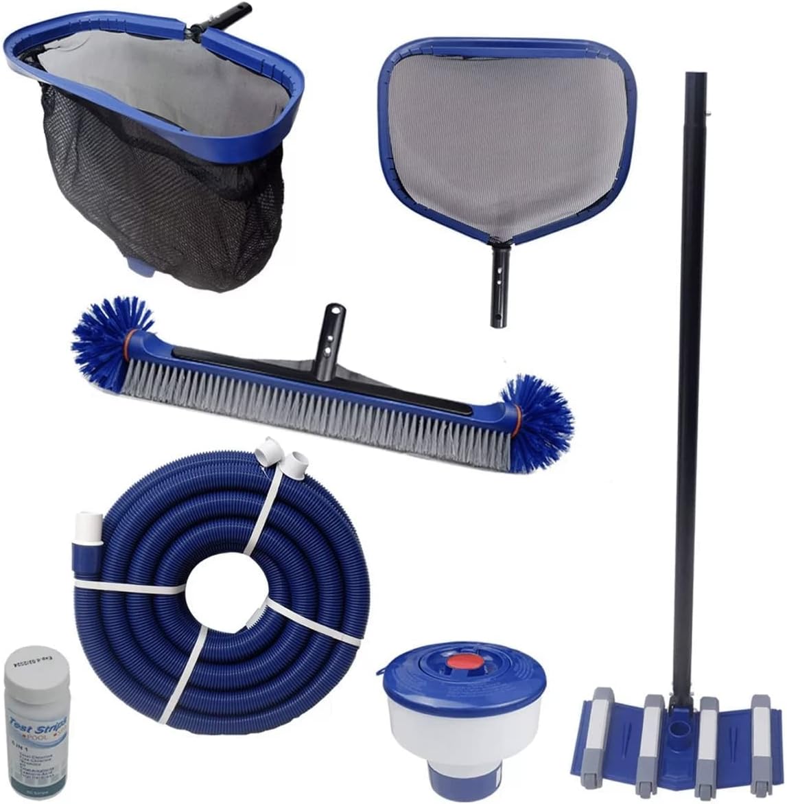 8-Piece Pool Cleaning Kit - Essential All-Season Tools