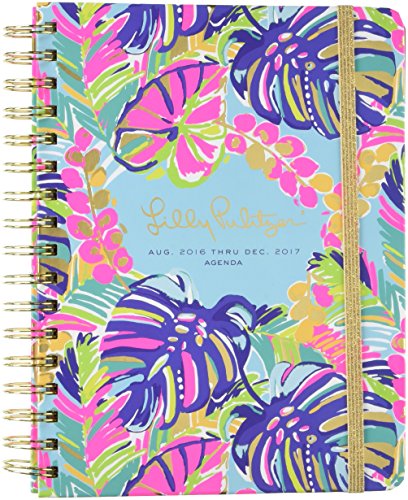 Large 17 Month 2016-2017 Agenda - Exotic Garden