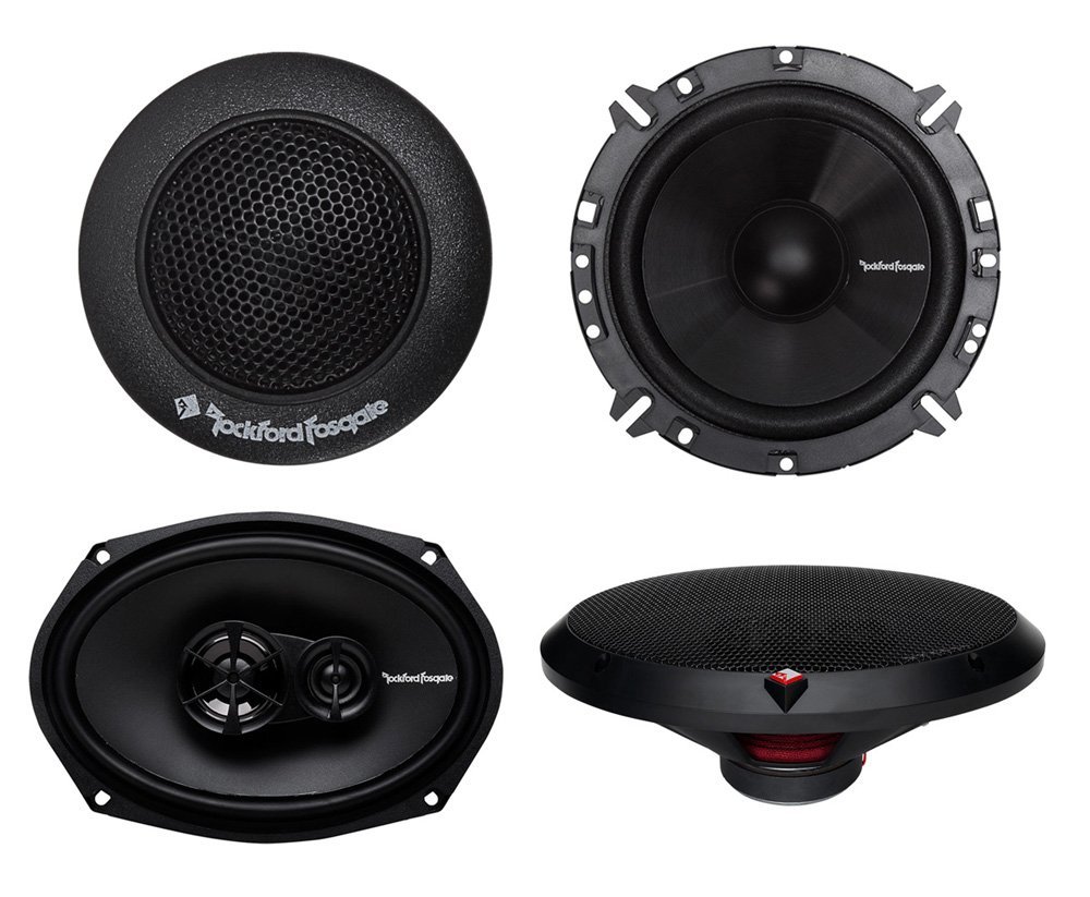 Amazon.co.jp: 2) ROCKFORD FOSGATE R165-S 6.5インチ 80W 2ウェイ + 2