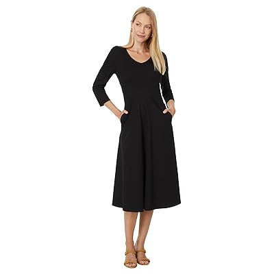 PACT Fit and Flare Midi Party Dress Women