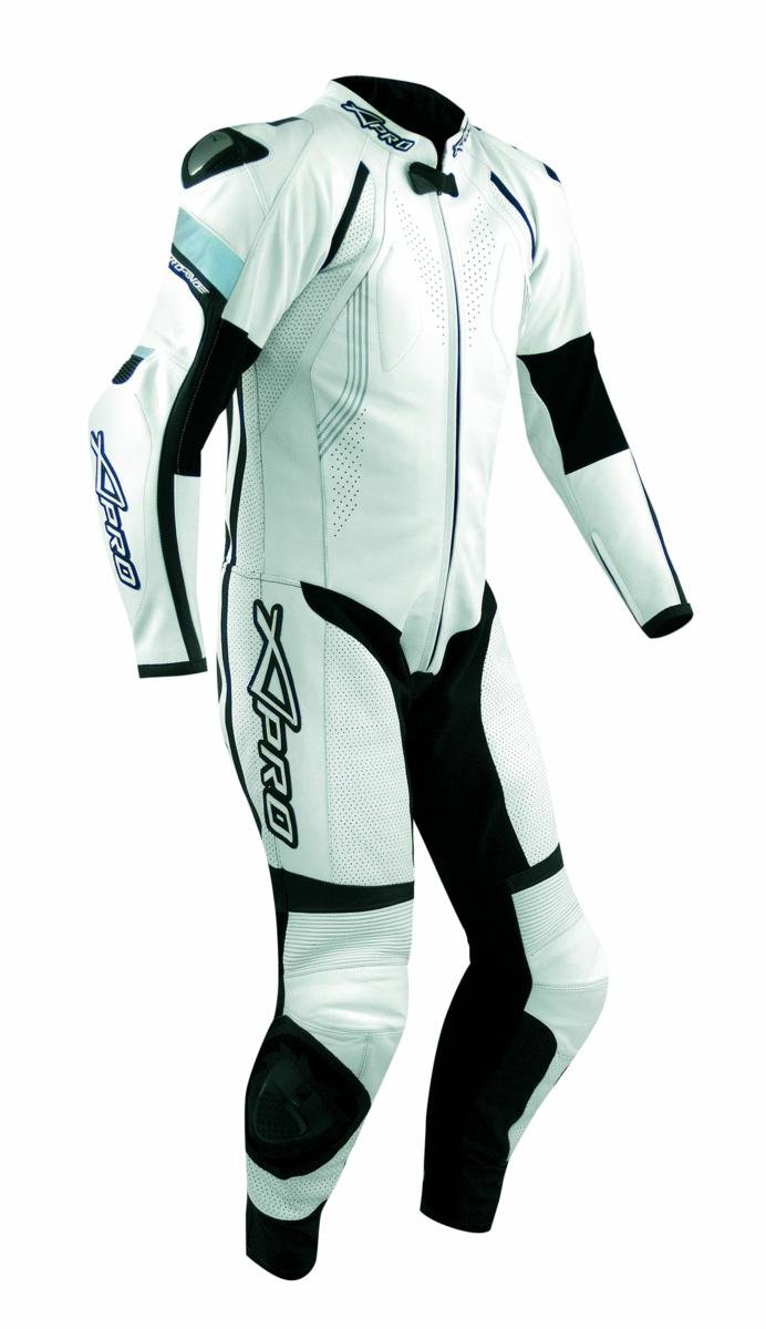 Trajes Pista Moto Protector Inserta Titanium CE completa Homologado Blanco 52