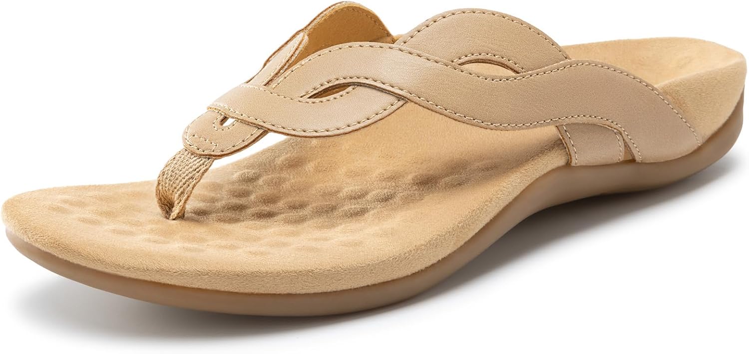  Women's Comfortable Orthotic Slip On Sandals 