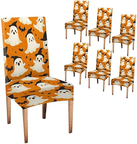 Miniatura 28 de CAPSCEOLL Fundas para Sillas De Comedor 4, Funda elástica para silla de comedor, lavable de elastano, fundas para sillas Parsons de cocina, Fundas