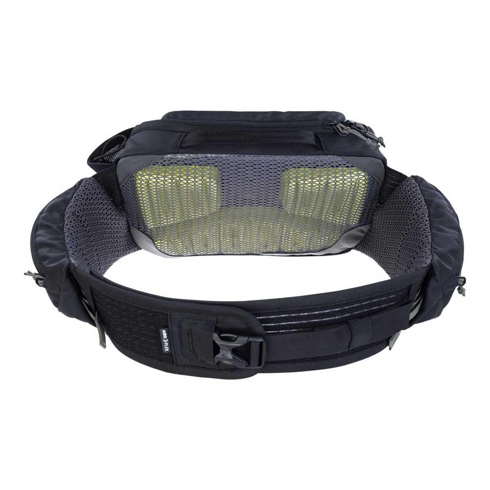 EVOC HIP Pack PRO 3 – Hüfttasche für Bike & Trail (3L Fassungsvermögen, Air Flow Contact System, Aero Flex Hüftgurt, Hüftgurttaschen & Flaschenhalter)